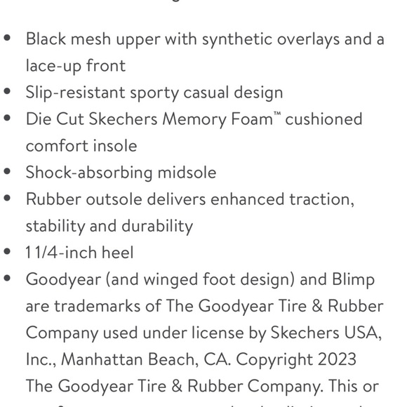 Goodyear Engineered by Skechers Women's Rogue Slip Resistant Shoes size 7 tts - Picture 9 of 9